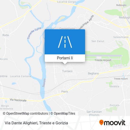 Mappa Via Dante Alighieri