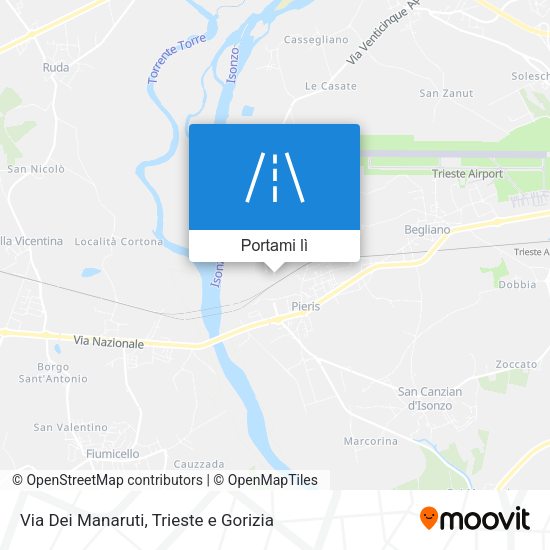 Mappa Via Dei Manaruti