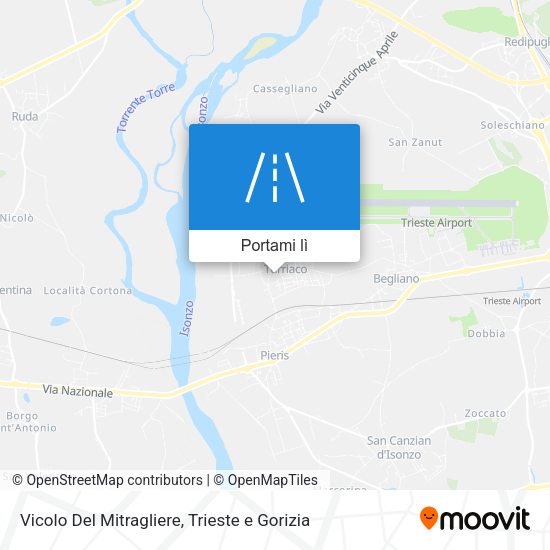 Mappa Vicolo Del Mitragliere