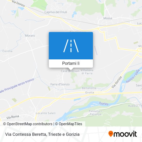 Mappa Via Contessa Beretta