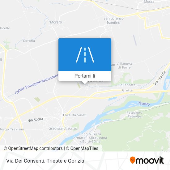 Mappa Via Dei Conventi