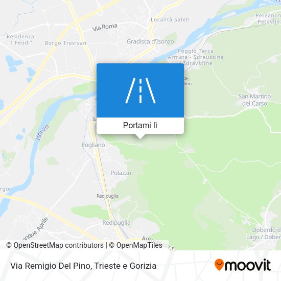 Mappa Via Remigio Del Pino