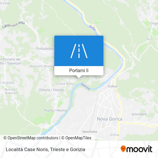 Mappa Località Case Noris