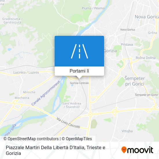 Mappa Piazzale Martiri Della Libertà D'Italia