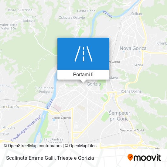 Mappa Scalinata Emma Galli