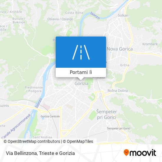 Mappa Via Bellinzona