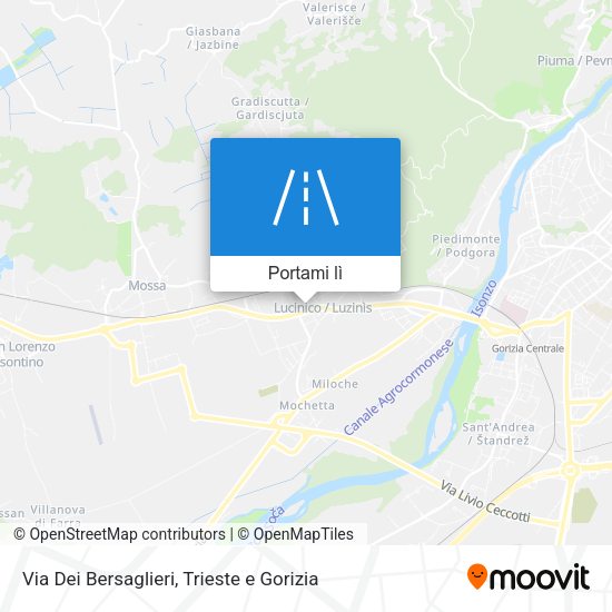 Mappa Via Dei Bersaglieri