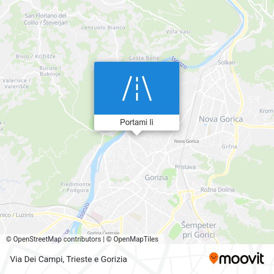 Mappa Via Dei Campi