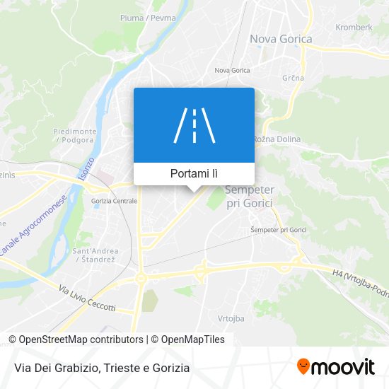 Mappa Via Dei Grabizio