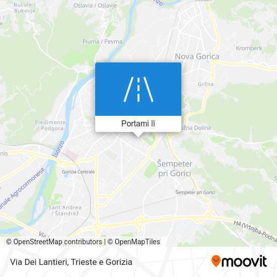 Mappa Via Dei Lantieri