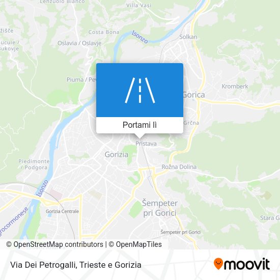 Mappa Via Dei Petrogalli