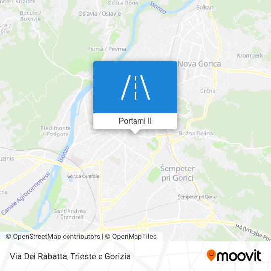 Mappa Via Dei Rabatta