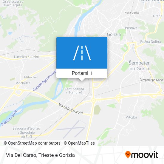 Mappa Via Del Carso