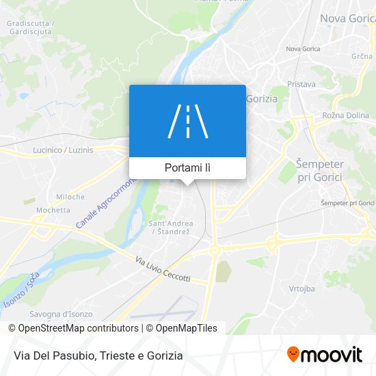 Mappa Via Del Pasubio
