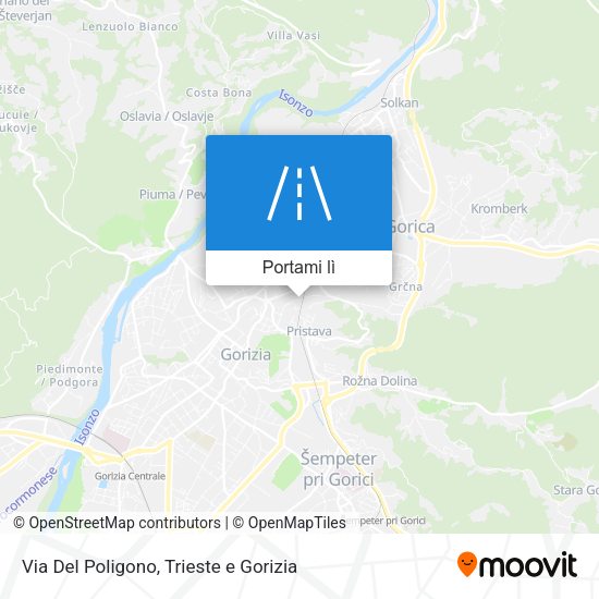 Mappa Via Del Poligono