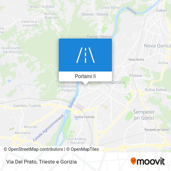 Mappa Via Del Prato