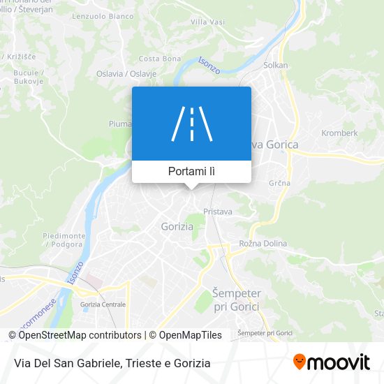 Mappa Via Del San Gabriele