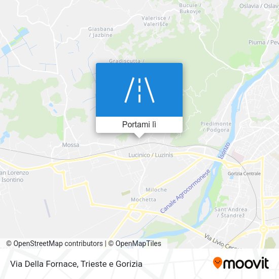 Mappa Via Della Fornace