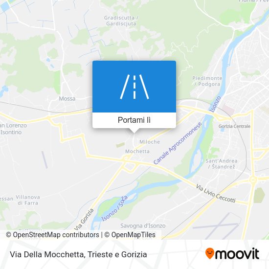 Mappa Via Della Mocchetta