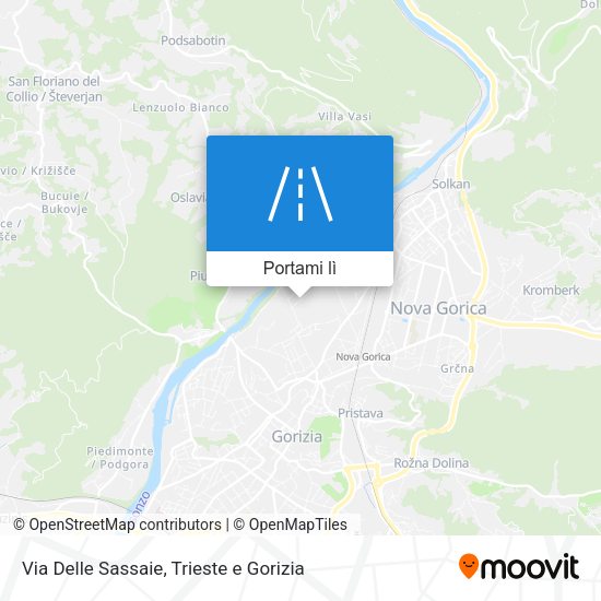 Mappa Via Delle Sassaie