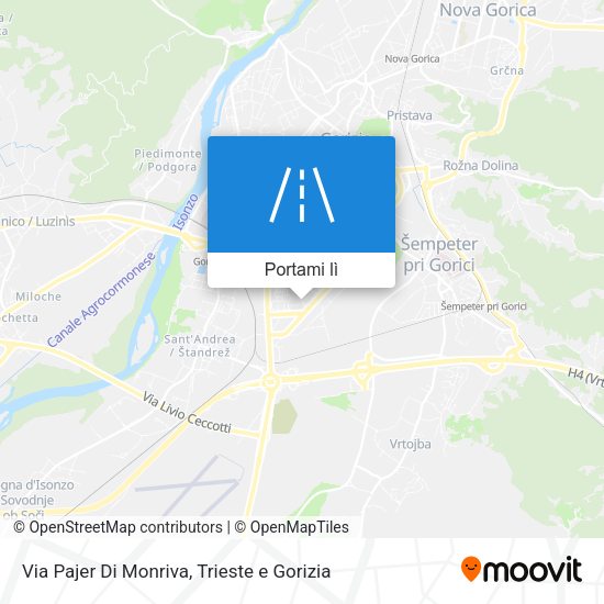 Mappa Via Pajer Di Monriva