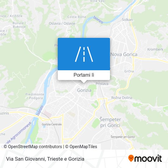 Mappa Via San Giovanni