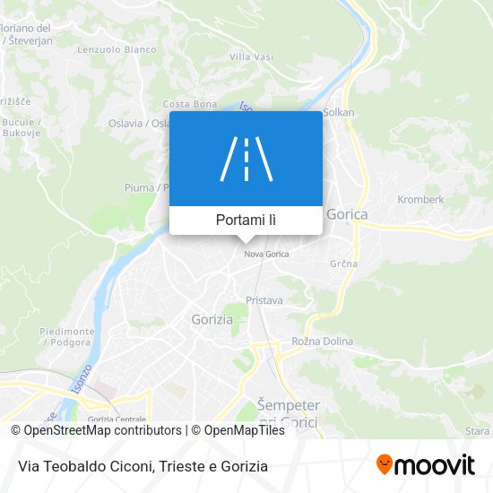 Mappa Via Teobaldo Ciconi