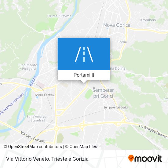 Mappa Via Vittorio Veneto