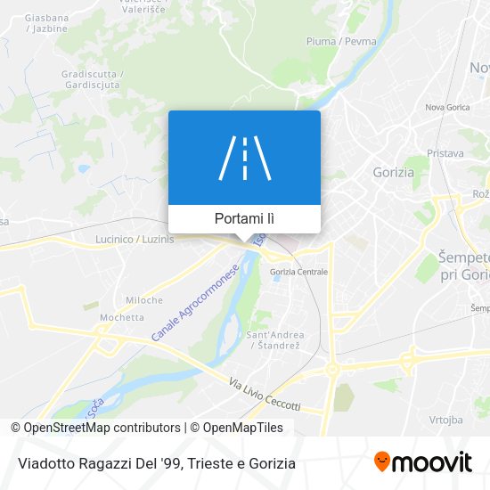 Mappa Viadotto Ragazzi Del '99