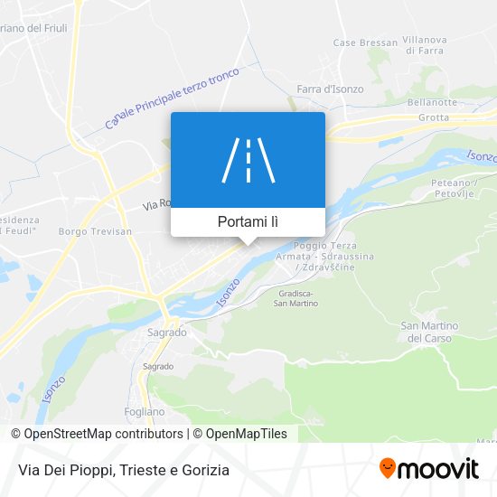 Mappa Via Dei Pioppi