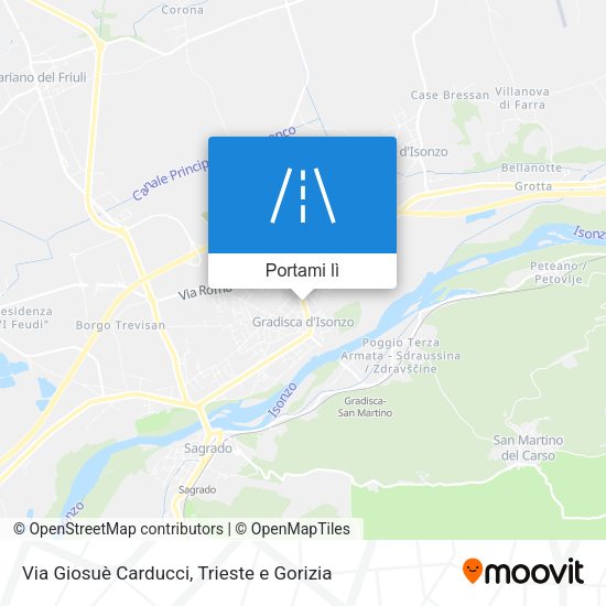 Mappa Via Giosuè Carducci