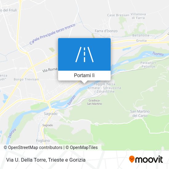 Mappa Via U. Della Torre