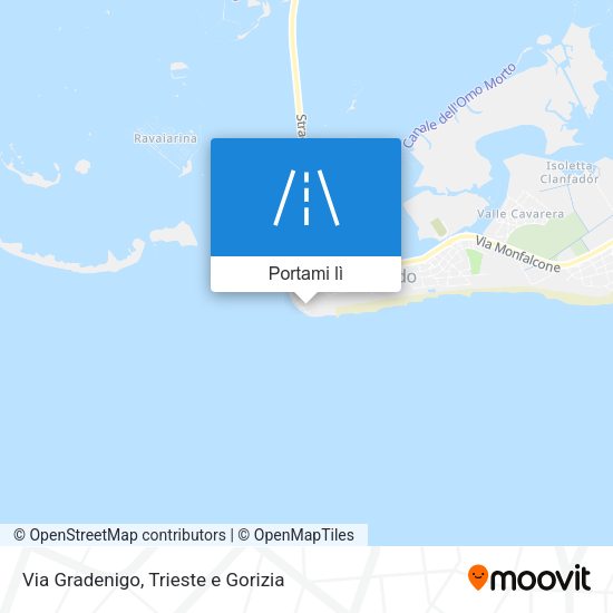 Mappa Via Gradenigo