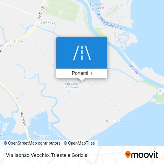 Mappa Via Isonzo Vecchio