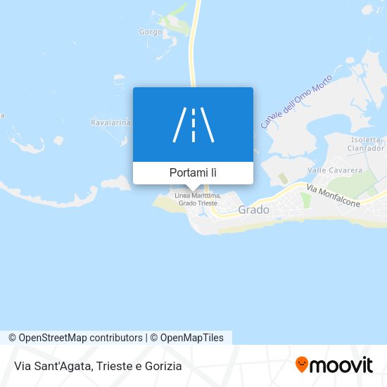 Mappa Via Sant'Agata