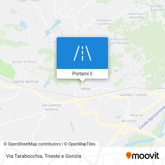 Mappa Via Tarabocchia