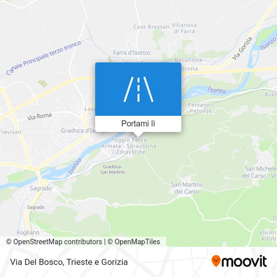 Mappa Via Del Bosco