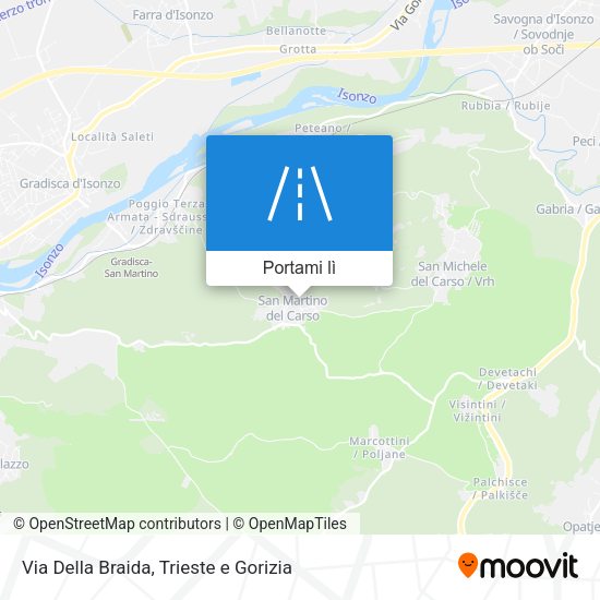 Mappa Via Della Braida