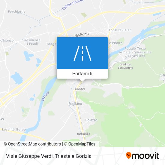 Mappa Viale Giuseppe Verdi
