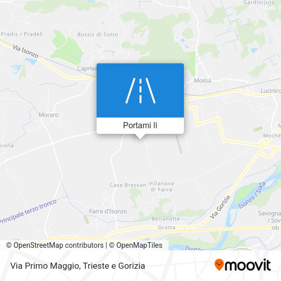 Mappa Via Primo Maggio