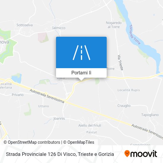 Mappa Strada Provinciale 126 Di Visco