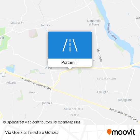 Mappa Via Gorizia