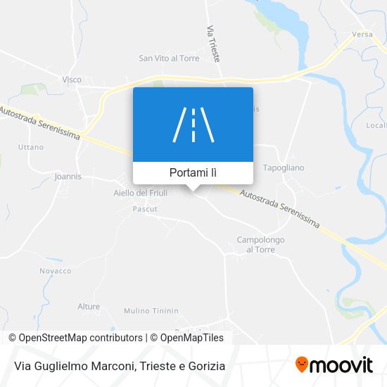 Mappa Via Guglielmo Marconi