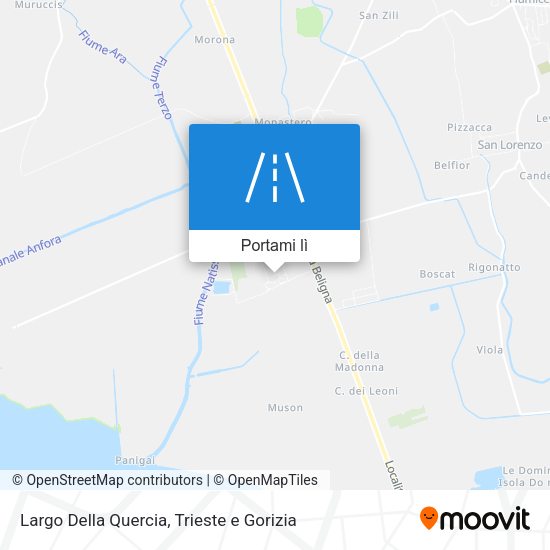 Mappa Largo Della Quercia