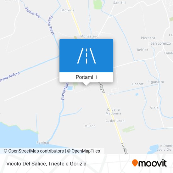 Mappa Vicolo Del Salice