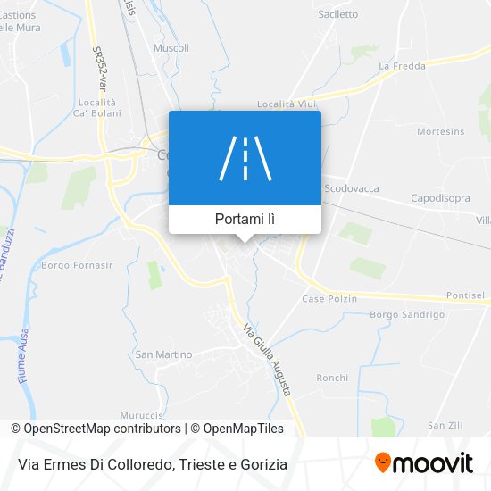Mappa Via Ermes Di Colloredo