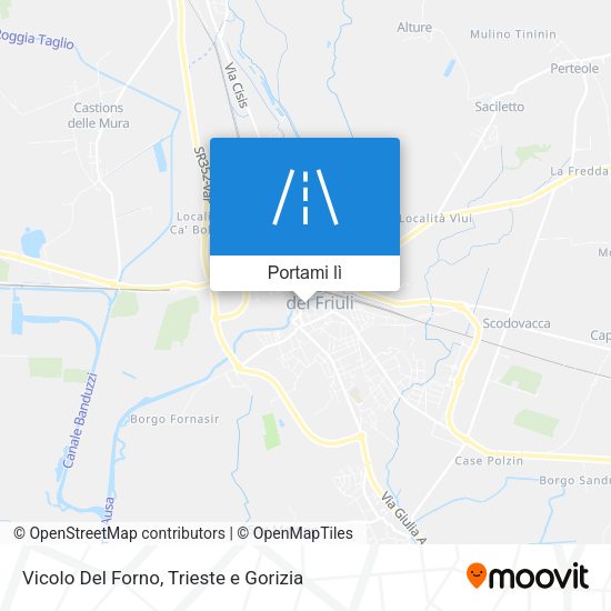 Mappa Vicolo Del Forno