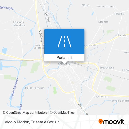Mappa Vicolo Modon