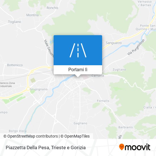 Mappa Piazzetta Della Pesa