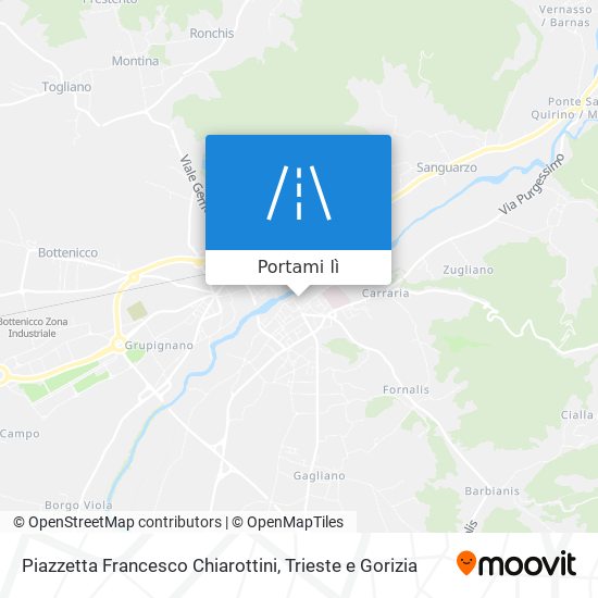 Mappa Piazzetta Francesco Chiarottini